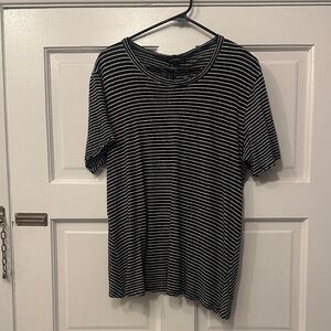 Black & White Striped Top